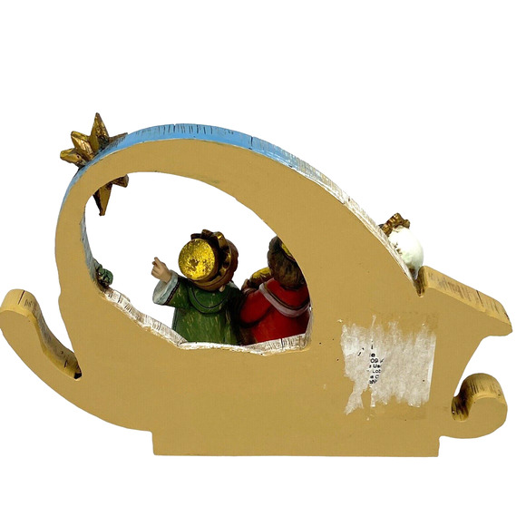 Vintage Nativity Wiseman Bethlehem or Bust Resin Sculpture Figurine Tabletop - Picture 4 of 8